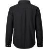 J.VER Boy’s Long Sleeve Oxford Dress Shirts Solid Casual Button Down Collar Shirt Kids Formal Uniform Tops(Black)