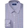 J.VER Dress Shirts for Men Cotton Long Sleeve Button Down Shirt Business Casual Classic Plaid Tops with Pocket(Blue Red Plaid)