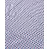 J.VER Dress Shirts for Men Cotton Long Sleeve Button Down Shirt Business Casual Classic Plaid Tops with Pocket(Blue Red Plaid)