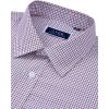 J.VER Dress Shirts for Men Cotton Long Sleeve Button Down Shirt Business Casual Classic Plaid Tops with Pocket(Red Blue Plaid)