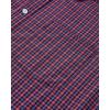 J.VER Dress Shirts for Men Cotton Long Sleeve Button Down Shirt Business Casual Classic Plaid Tops with Pocket(Red Gingham)