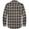 J.VER Flannel Shirt for Men Plaid Long Sleeve Casual Button Down Shirts Regular Fit Cotton Buffalo Checkered Top with Pockets(Navy Yellow)
