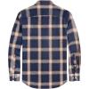 J.VER Flannel Shirt for Men Plaid Long Sleeve Casual Button Down Shirts Regular Fit Cotton Buffalo Checkered Top with Pockets(P Blue)