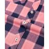 J.VER Flannel Shirt for Men Plaid Long Sleeve Casual Button Down Shirts Regular Fit Cotton Buffalo Checkered Top with Pockets(Pink)