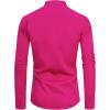 J.VER Men’s Banded Collar Dress Shirt Mandarin Long Sleeve Button Down Shirts Stretch Collarless Tops with Pocket(Rose Red)