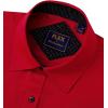 J.VER Men’s Casual Long Sleeve Stretch Dress Shirt Wrinkle-Free Regular Fit Button Down Shirts(Bright Red)