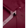 J.VER Men’s Casual Long Sleeve Stretch Dress Shirt Wrinkle-Free Regular Fit Button Down Shirts(Burgundy Red)