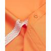 J.VER Men’s Casual Long Sleeve Stretch Dress Shirt Wrinkle-Free Regular Fit Button Down Shirts(Orange)