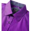 J.VER Men’s Casual Long Sleeve Stretch Dress Shirt Wrinkle-Free Regular Fit Button Down Shirts(Purple)
