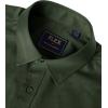 J.VER Men’s Dress Shirts Solid Long Sleeve Stretch Wrinkle-Free Formal Shirt Business Casual Button Down Shirts(Army Green)