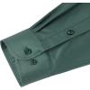 J.VER Men’s Dress Shirts Solid Long Sleeve Stretch Wrinkle-Free Formal Shirt Business Casual Button Down Shirts(Dark Green)