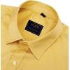 J.VER Men’s Dress Shirts Solid Long Sleeve Stretch Wrinkle-Free Formal Shirt Business Casual Button Down Shirts(Dark Yellow)