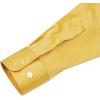 J.VER Men’s Dress Shirts Solid Long Sleeve Stretch Wrinkle-Free Formal Shirt Business Casual Button Down Shirts(Dark Yellow)