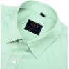 J.VER Men’s Dress Shirts Solid Long Sleeve Stretch Wrinkle-Free Formal Shirt Business Casual Button Down Shirts(Light Green)