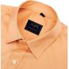 J.VER Men’s Dress Shirts Solid Long Sleeve Stretch Wrinkle-Free Formal Shirt Business Casual Button Down Shirts(Light Orange)