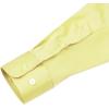J.VER Men’s Dress Shirts Solid Long Sleeve Stretch Wrinkle-Free Formal Shirt Business Casual Button Down Shirts(Light Yellow)