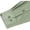 J.VER Men’s Dress Shirts Solid Long Sleeve Stretch Wrinkle-Free Formal Shirt Business Casual Button Down Shirts(Sage Green)