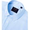 J.VER Men’s Dress Shirts Solid Long Sleeve Stretch Wrinkle-Free Formal Shirt Business Casual Button Down Shirts(Sky Blue)