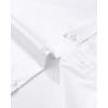 J.VER Men’s Dress Shirts Solid Long Sleeve Stretch Wrinkle-Free Formal Shirt Business Casual Button Down Shirts(White)
