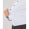 J.VER Men’s Dress Shirts Stretch Long Sleeve Formal Shirt Solid Business Casual Button Down Shirts for Wedding Prom(White)