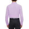 J.VER Men’s Dress Shirts Stretch Stain Shield Long Sleeve Solid Formal Shirt Business Casual Button Down Shirts(Light Purple)