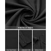 J.VER Men’s Dress Shirts Wrinkle Free Long Sleeve Formal Shirt Solid Business Casual Button Down Shirts for Wedding Prom(Black)