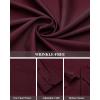 J.VER Men’s Dress Shirts Wrinkle Free Long Sleeve Formal Shirt Solid Business Casual Button Down Shirts for Wedding Prom(Burgundy)