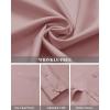 J.VER Men’s Dress Shirts Wrinkle Free Long Sleeve Formal Shirt Solid Business Casual Button Down Shirts for Wedding Prom(Dusty Pink)