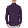 J.VER Men’s Dress Shirts Wrinkle Free Long Sleeve Formal Shirt Solid Business Casual Button Down Shirts for Wedding Prom(Purple)
