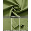 J.VER Men’s Dress Shirts Wrinkle Free Long Sleeve Formal Shirt Solid Business Casual Button Down Shirts for Wedding Prom(Sage Green)