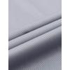 J.VER Men’s French Cuff Dress Shirts Regular Fit Long Sleeve Spread Collar Metal Cufflink(Grey)