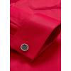 J.VER Men’s French Cuff Dress Shirts Regular Fit Long Sleeve Spread Collar Metal Cufflink(Red)