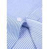 J.VER Men’s French Cuff Dress Shirts Regular Fit Striped Long Sleeve Spread Collar Metal Cufflink