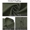 J.VER Men’s Linen Shirts Casual Short Sleeve Button Down Shirt Beach Vacation Cruise Summer Wedding Cotton Tops(Army Green)