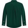J.VER Men’s Oxford Shirt Solid Casual Button Down Collar Shirts Long Sleeve Dress Shirts with Pocket(Green)
