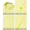 J.VER Men’s Oxford Shirt Solid Casual Button Down Collar Shirts Long Sleeve Dress Shirts with Pocket(Lemon Yellow)