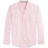J.VER Men’s Oxford Shirt Solid Casual Button Down Collar Shirts Long Sleeve Dress Shirts with Pocket(Light Pink)