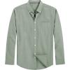 J.VER Men’s Oxford Shirt Solid Casual Button Down Collar Shirts Long Sleeve Dress Shirts with Pocket(Sage Green)