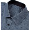 J.VER Men’s Printed Dress Shirts Casual Long Sleeve Stylish Button Down Shirt(A-grey Blue+printed)