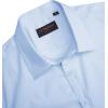 J.VER Men’s Short Sleeve Dress Shirts Stretch Stain Shield Casual Button Down Shirts Solid Formal Shirt(Light Blue)