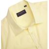 J.VER Men’s Short Sleeve Dress Shirts Stretch Stain Shield Casual Button Down Shirts Solid Formal Shirt(Light Yellow)