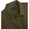 J.VER Men’s Short Sleeve Dress Shirts Stretch Stain Shield Casual Button Down Shirts Solid Formal Shirt(Olive Green)