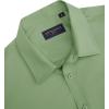 J.VER Men’s Short Sleeve Dress Shirts Stretch Stain Shield Casual Button Down Shirts Solid Formal Shirt(Sage Green)