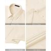 J.VER Womens Button Down Shirts Stretch Wrinkle Free Formal Short Sleeve Dress Shirt Summer Work Blouses Business Casual Tops(Beige)