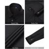 J.VER Womens Dress Shirts Long Sleeve Button Down Shirt Wrinkle-Free Business Casual Blouse Office Work Tops(Black)