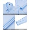 J.VER Womens Dress Shirts Long Sleeve Button Down Shirt Wrinkle-Free Business Casual Blouse Office Work Tops(Light Blue)