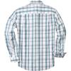 Men’s Plaid Pearl Snap Button Shirts Casual Long Sleeve Checked Shirt Western Cowboy Shirts with Two Pockets for Work