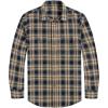 J.VER Flannel Shirt for Men Plaid Long Sleeve Casual Button Down Shirts Regular Fit Cotton Buffalo Checkered Top with Pockets(Navy Yellow)