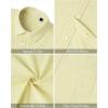 J.VER Men’s Linen Short Sleeve Shirts Cotton Casual Lightweight Button Down Shirt Beach Vacation Summer Tops with Pocket(Creamy Yellow)