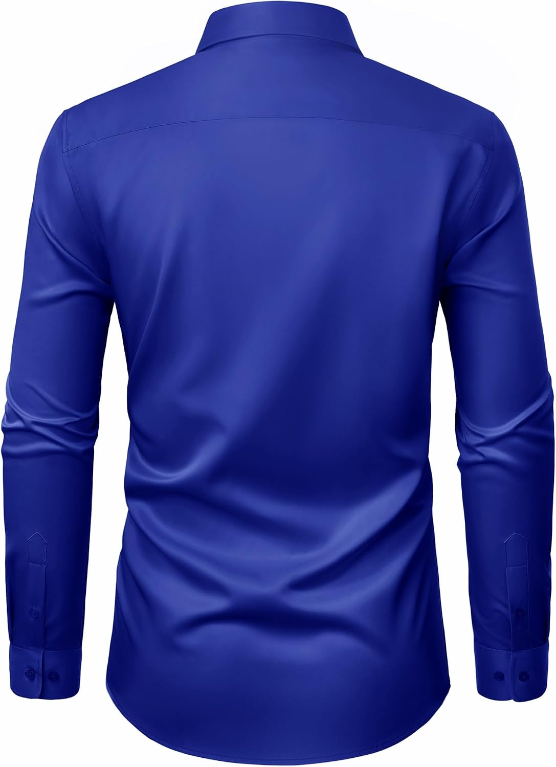 image:imageJVER Mens Dress Shirts Stretch Stain Shield Button Down Shirt Wrinkle Resistant Business Long Sleeve Shirt with PocketRoyal Blue